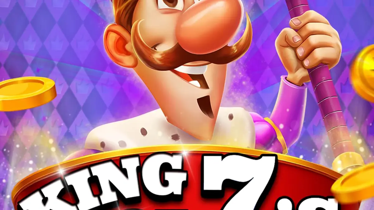Tampilan visual slot King of 7's dengan tema kerajaan dan simbol angka 7 yang mewah.