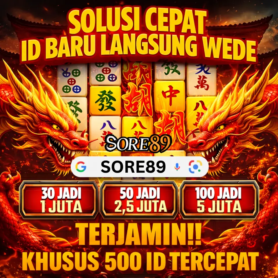 SORE89 Masuk Resmi 2026 Aplikasi